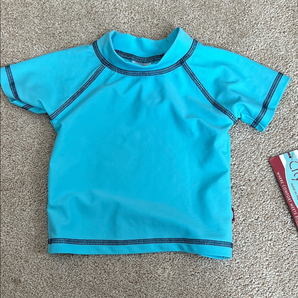 Kids Swim Rash Guard - Blue